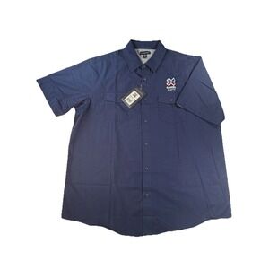 X Games Austin Staff Shirt XL Landmark Button Down Blue NWT Event Uniform